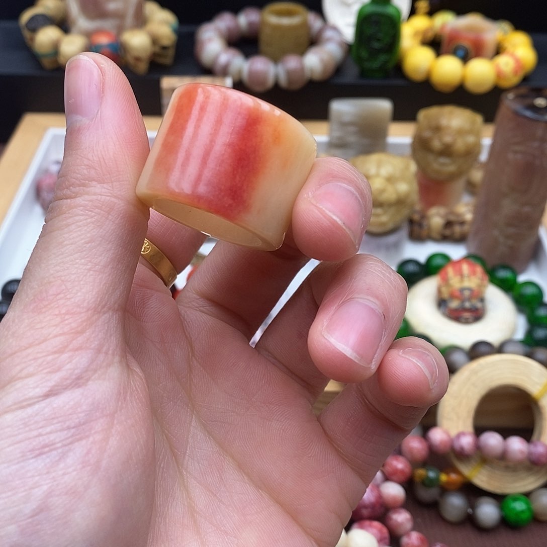 驼骨手串/手链22圈口驼骨血料扳指