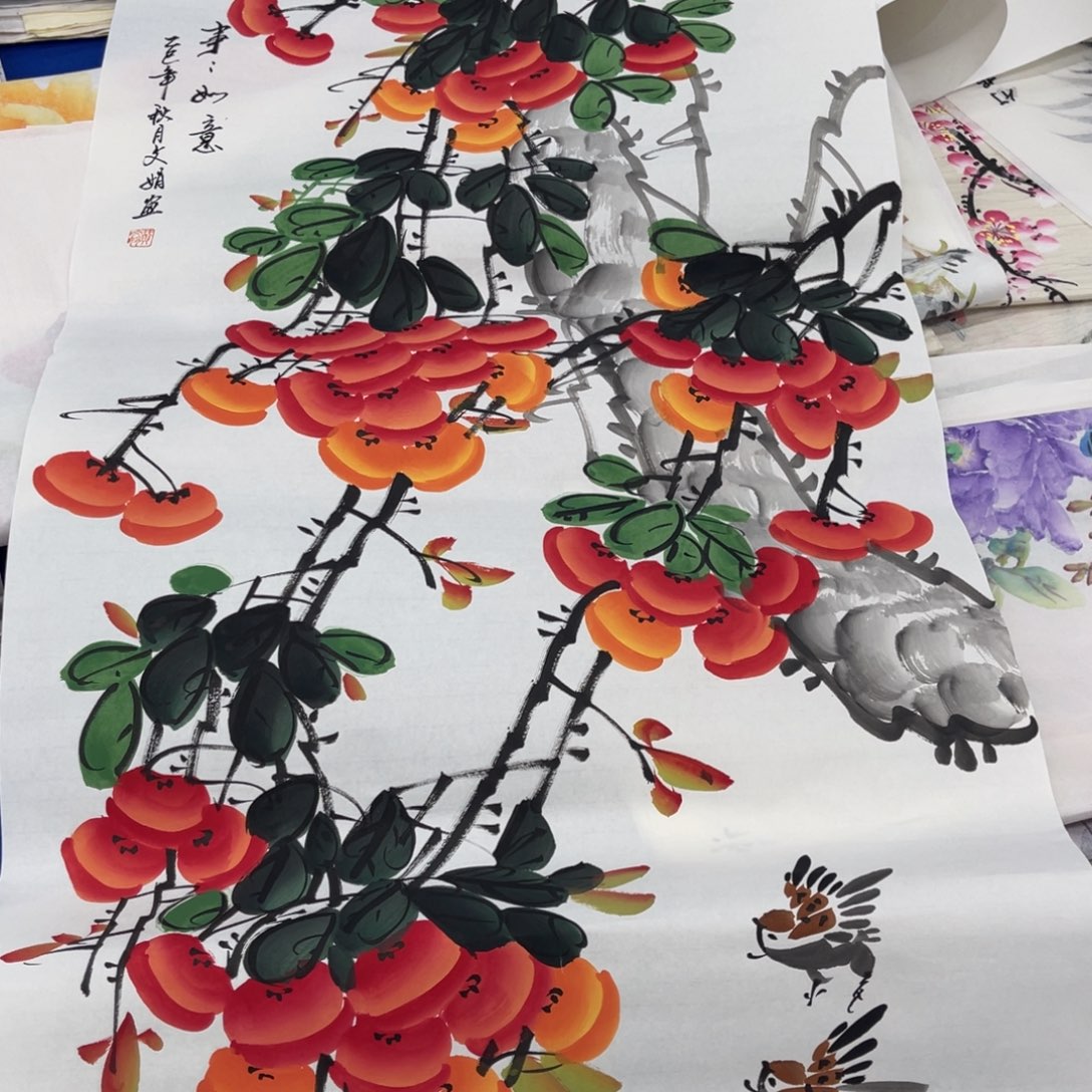 国画纯手绘作品图