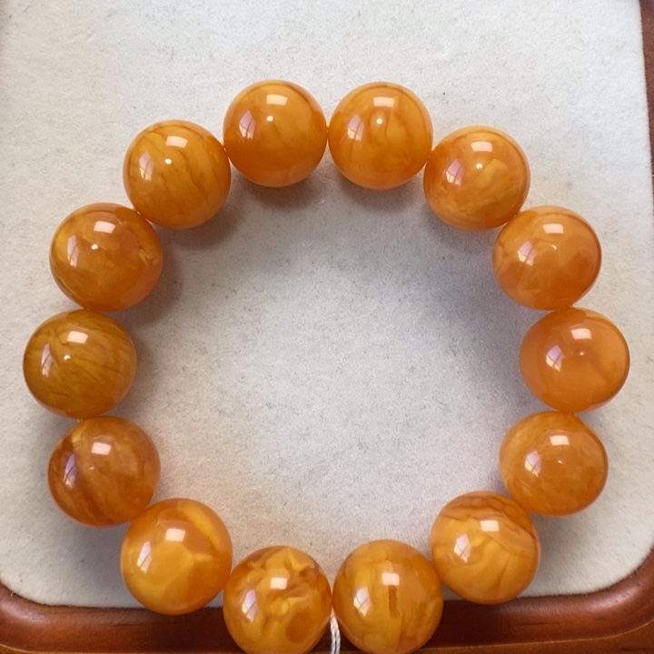 蜜蜡未镶嵌手串蜜蜡