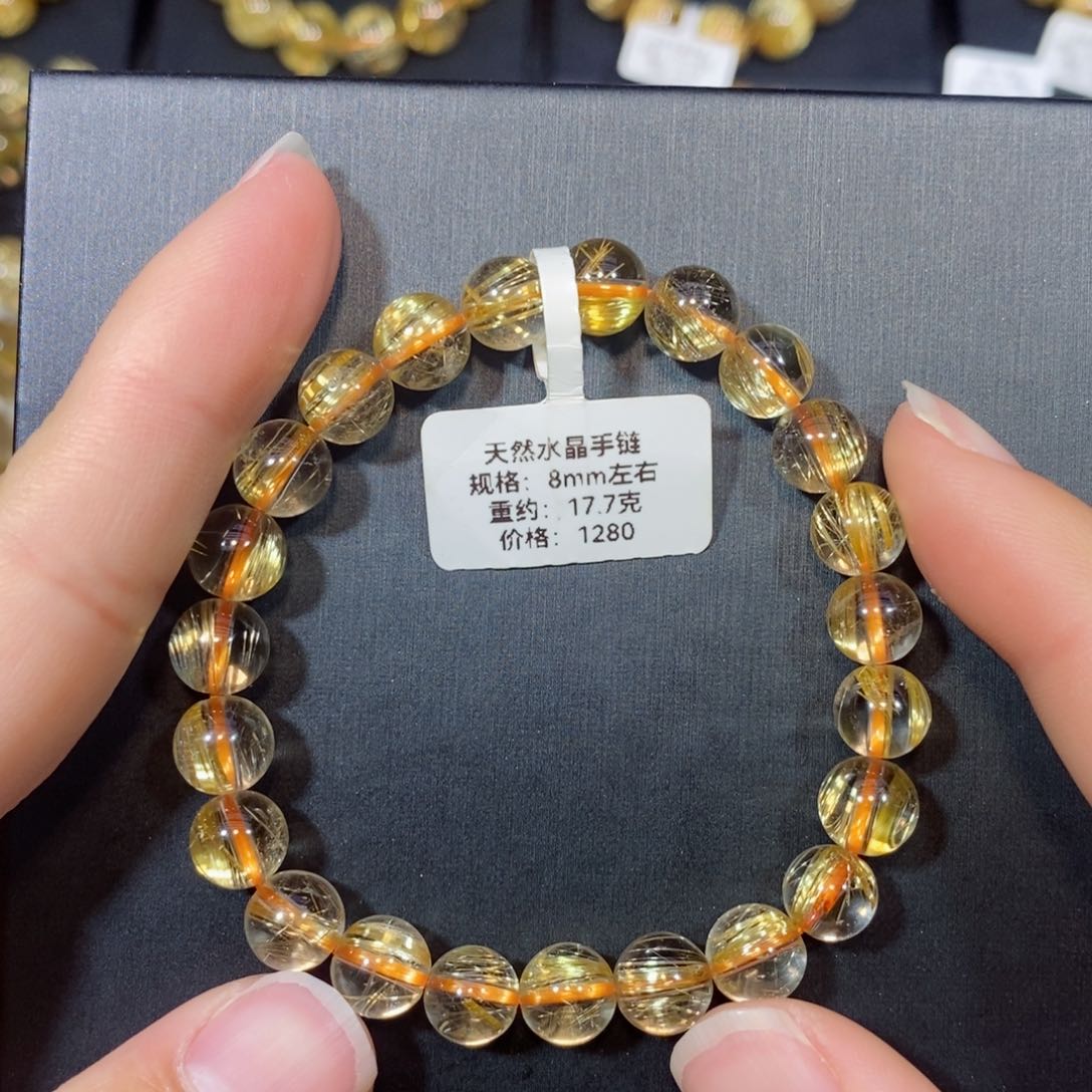 水晶手链未镶嵌手链8mm 瑾