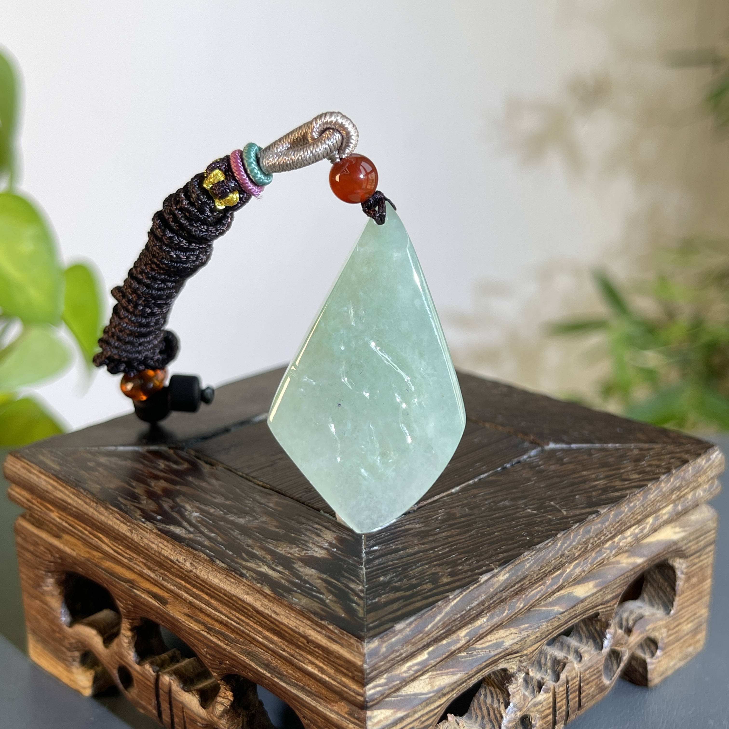 JCA13-014 精品天然翡翠A货原石吊坠