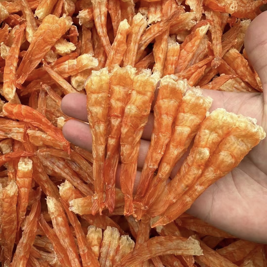 纯手工生晒特大红虾条 渔民农家小院自晒无添加特鲜甜