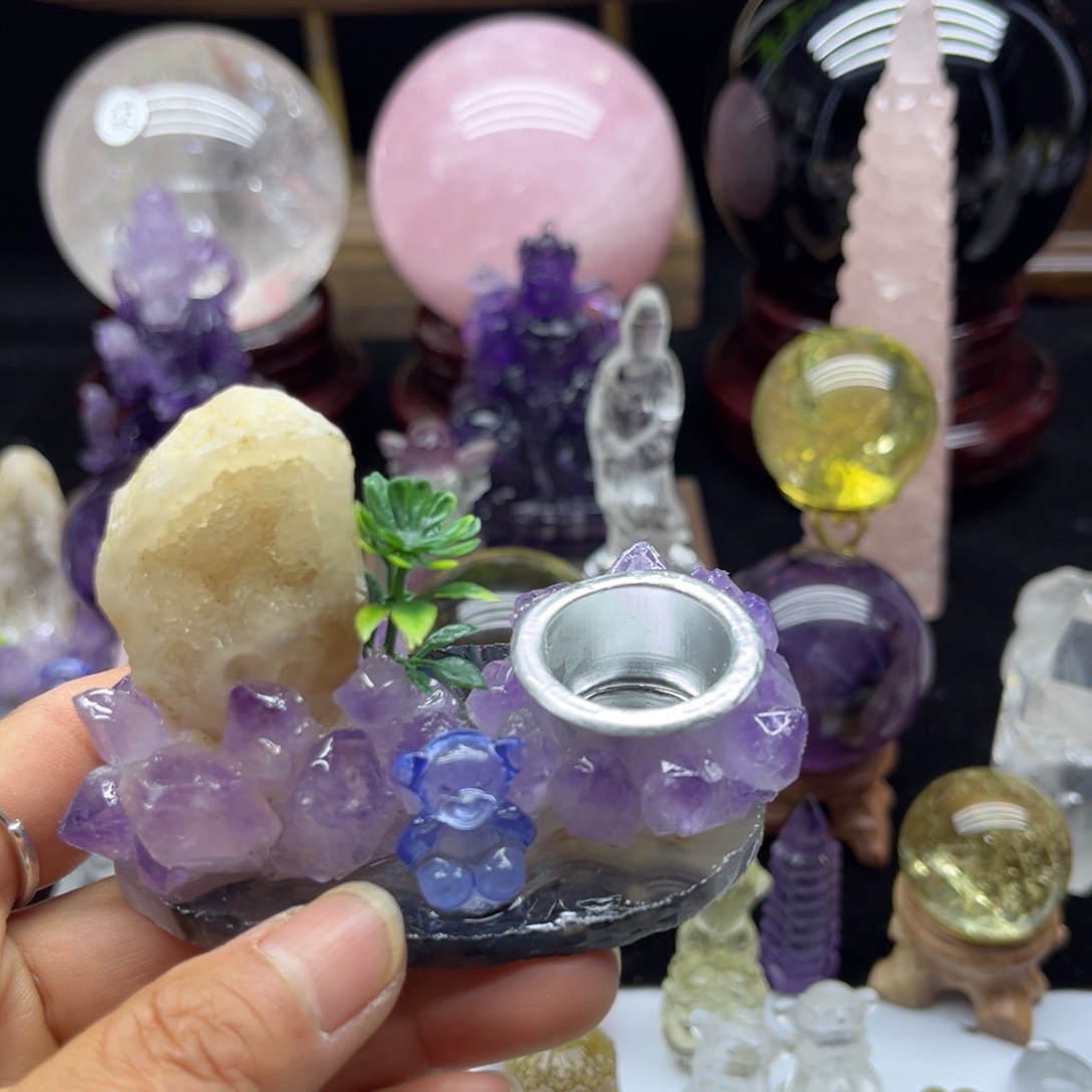 水晶摆件未镶嵌水晶