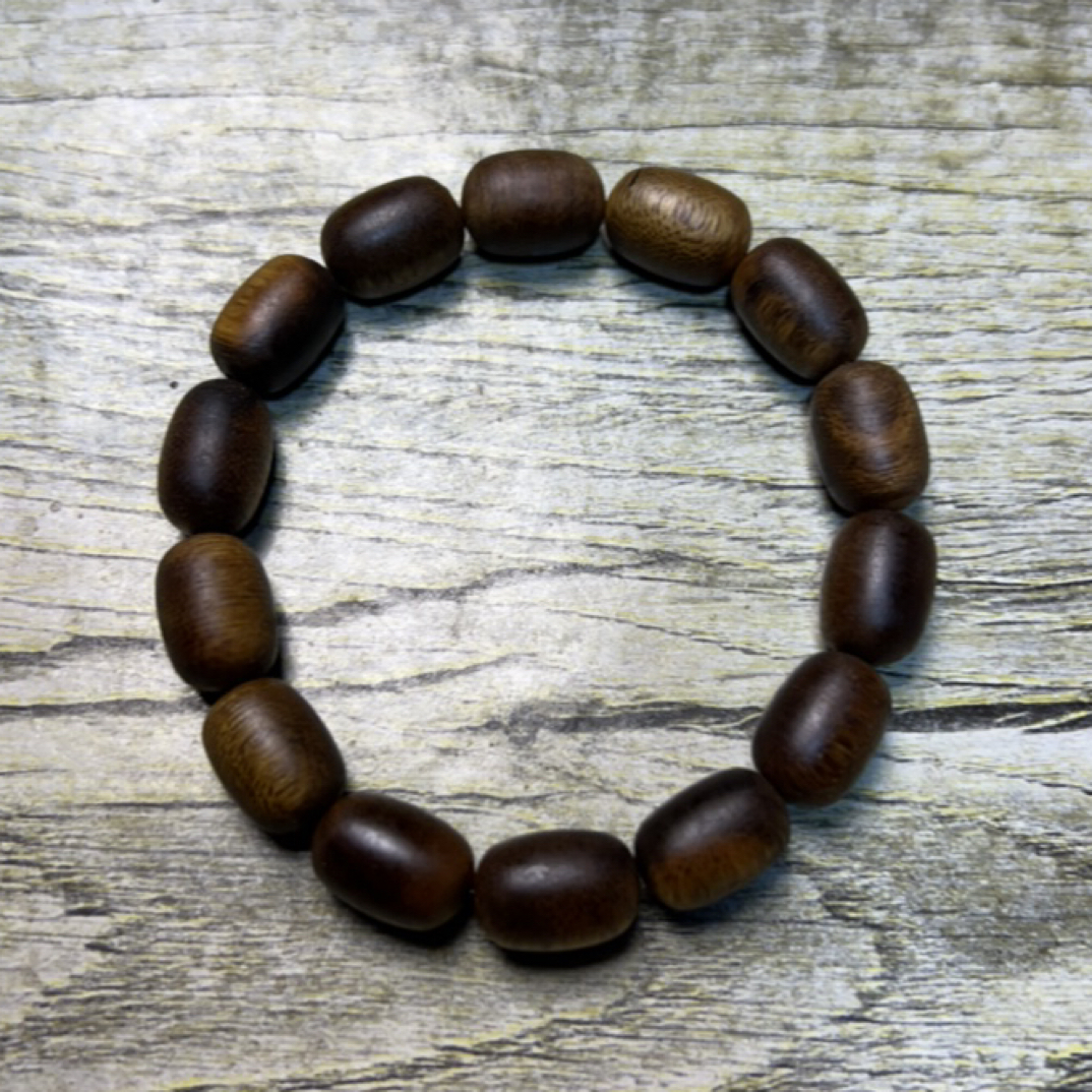 5 福来精选文玩沉香木作手串10mm