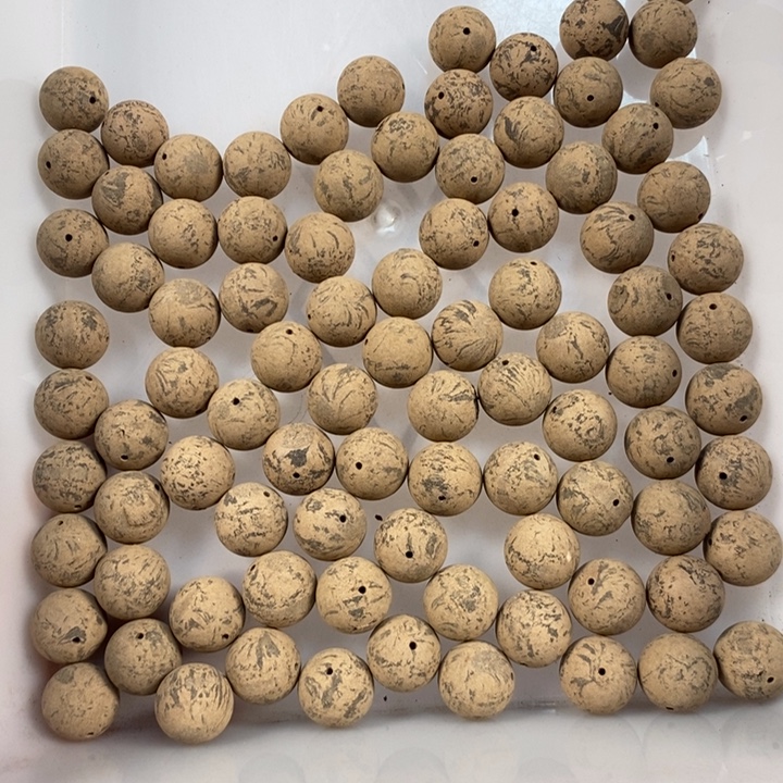 泥塑三清妙玄1.5打孔半成品约200克
