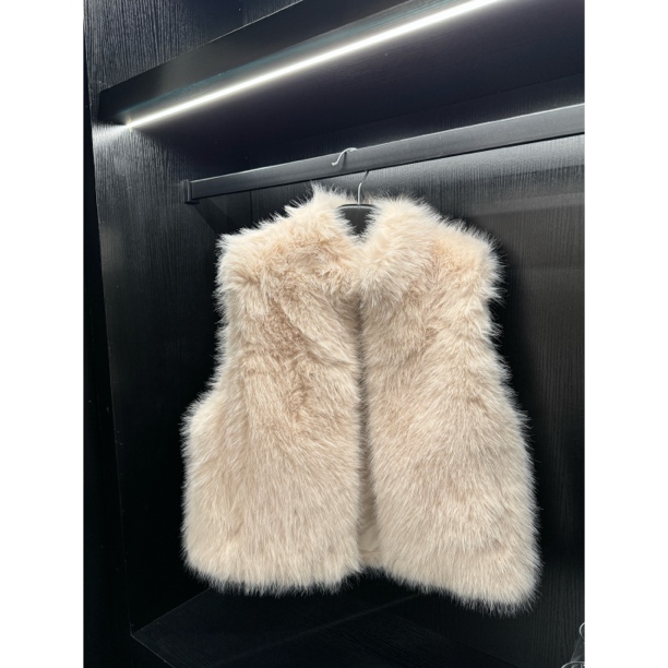 【Cikky定制】立领短款均码白色极简风单排扣米白色外套女