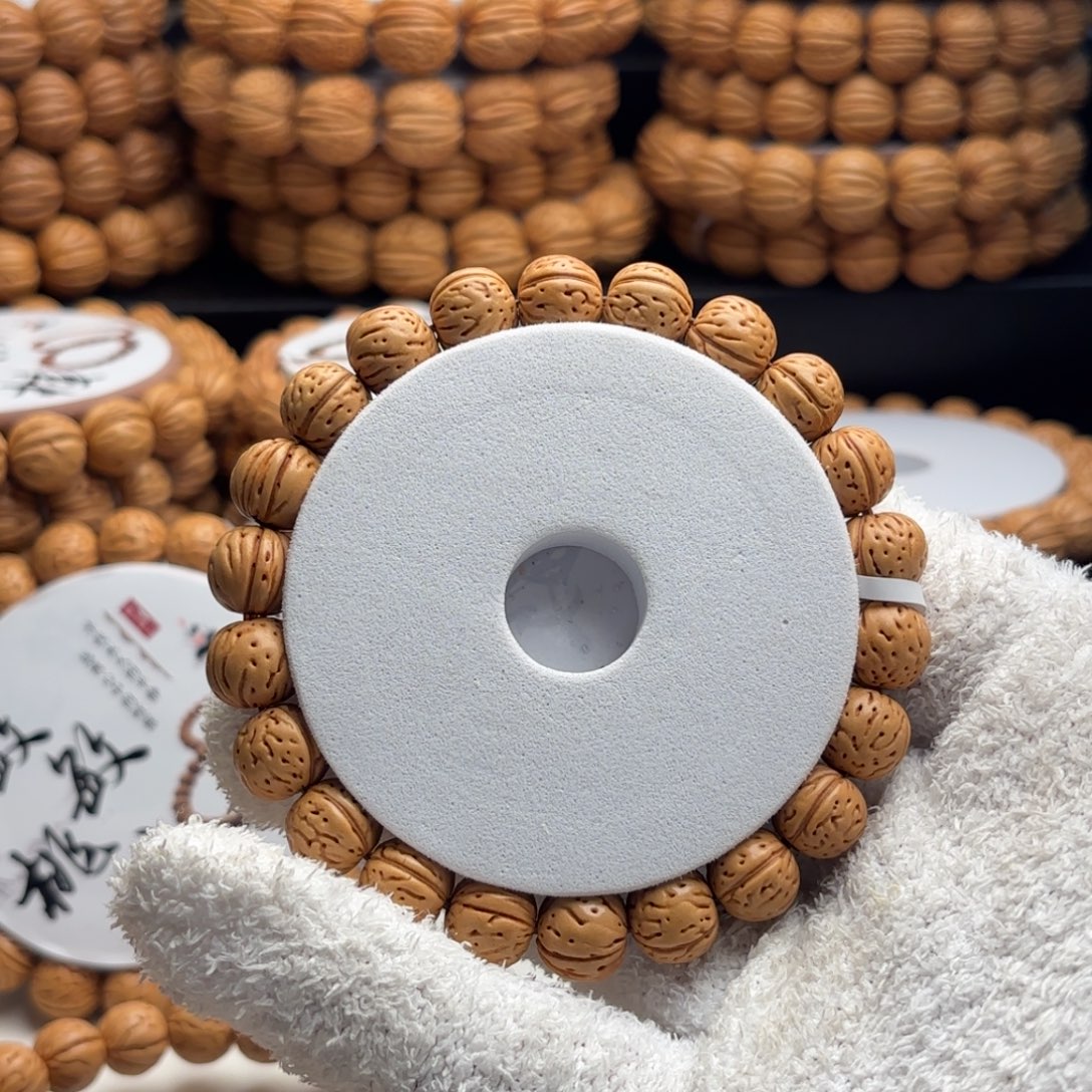 志***合菩提籽类桃核东北小金豆手串11