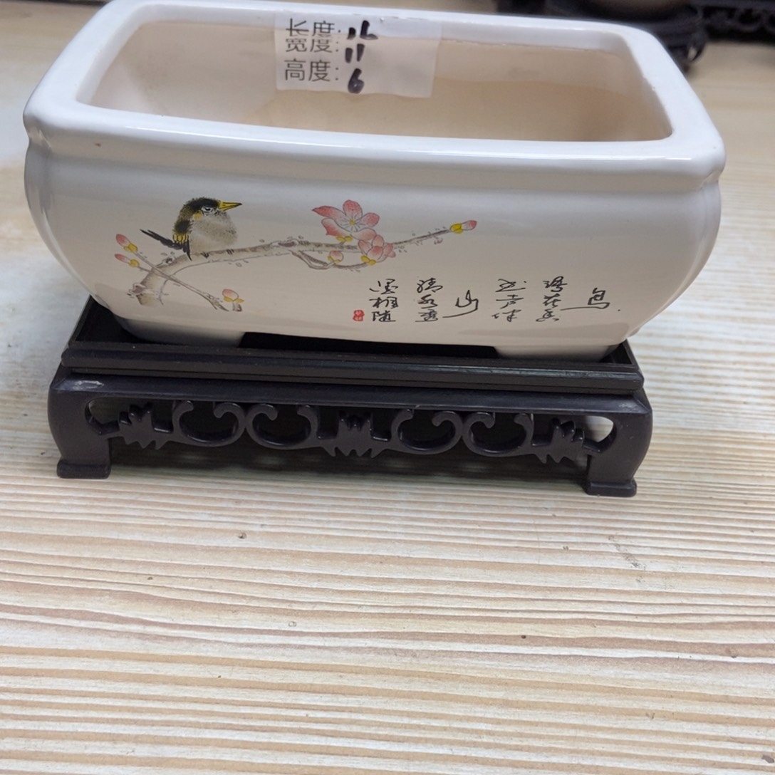 瓷片陶瓷花盆陶瓷艺术