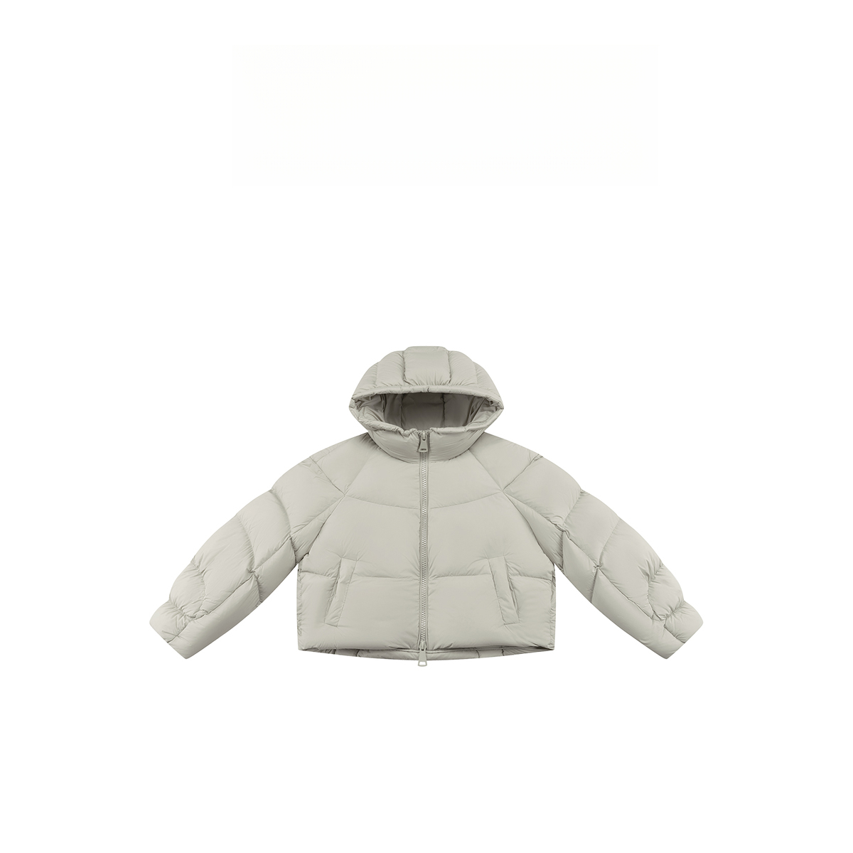 秋冬鹅绒立领连帽双头拉链羽绒服775