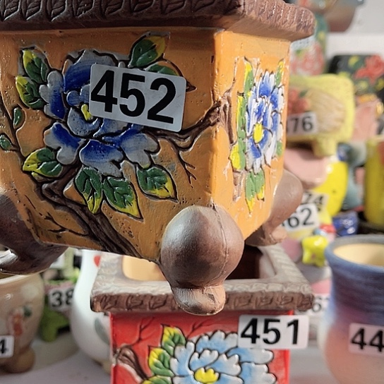 红陶多肉植物花盆