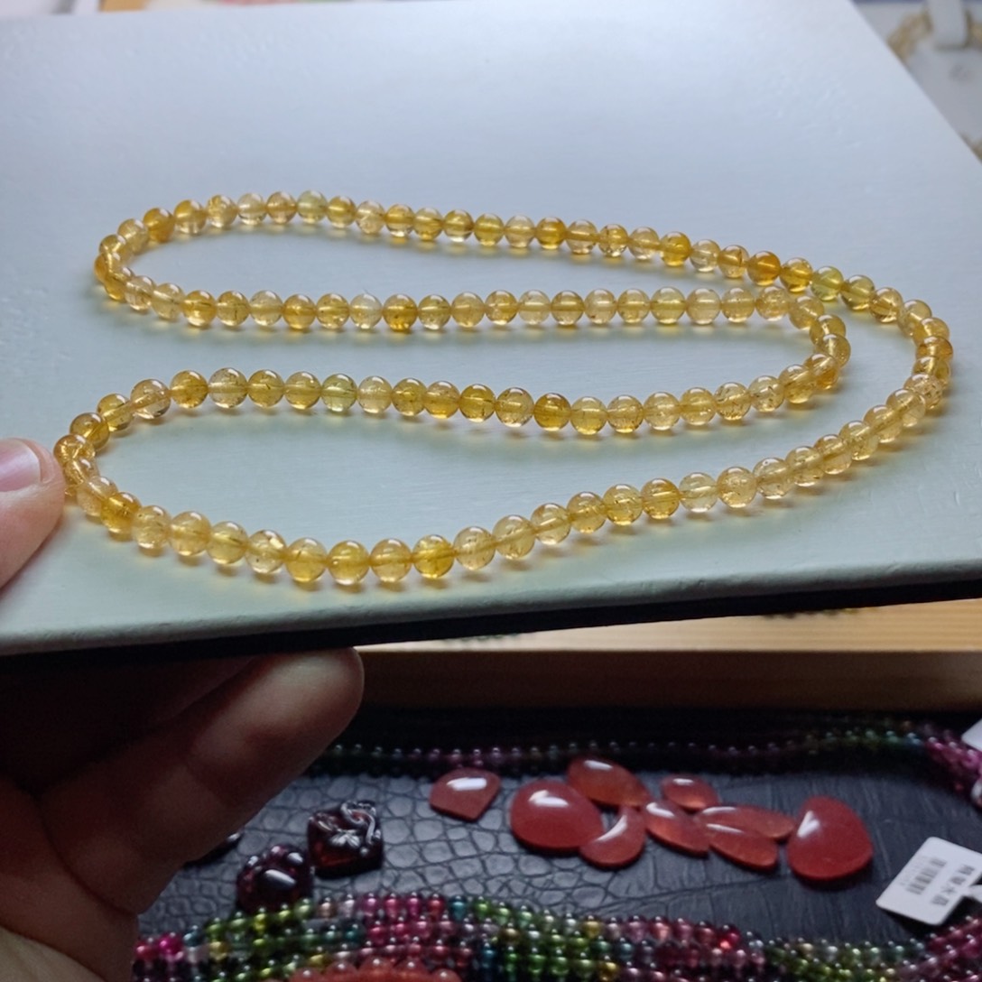 碧玺碧玺手链未镶嵌