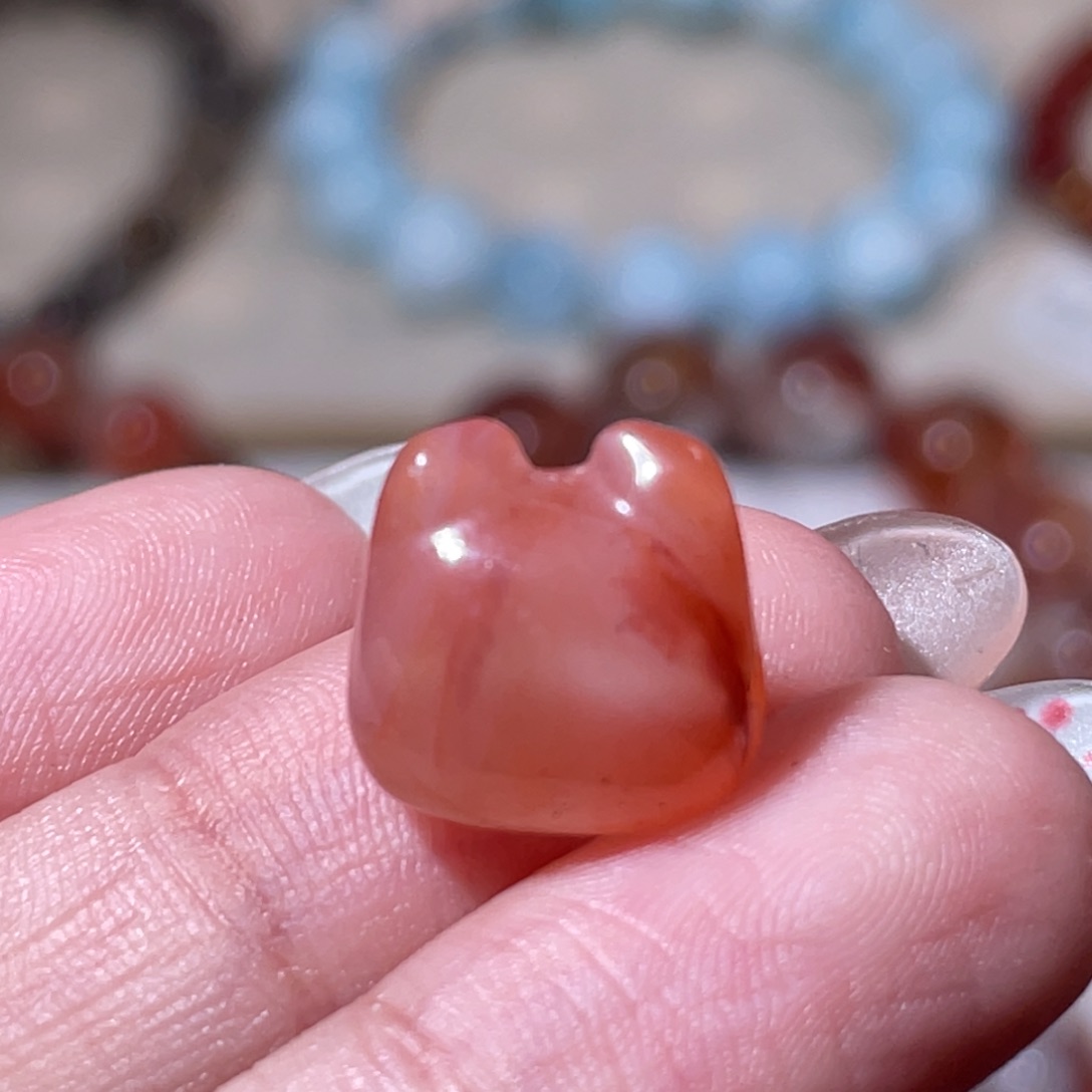 南红玛瑙未镶嵌挂件3937