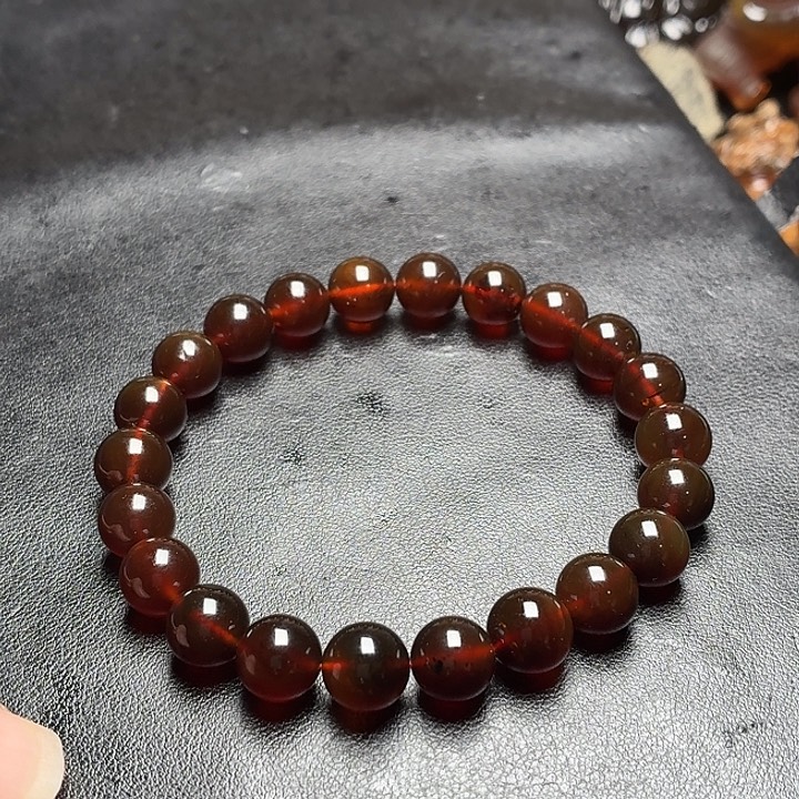 琥珀未镶嵌颈饰8+85