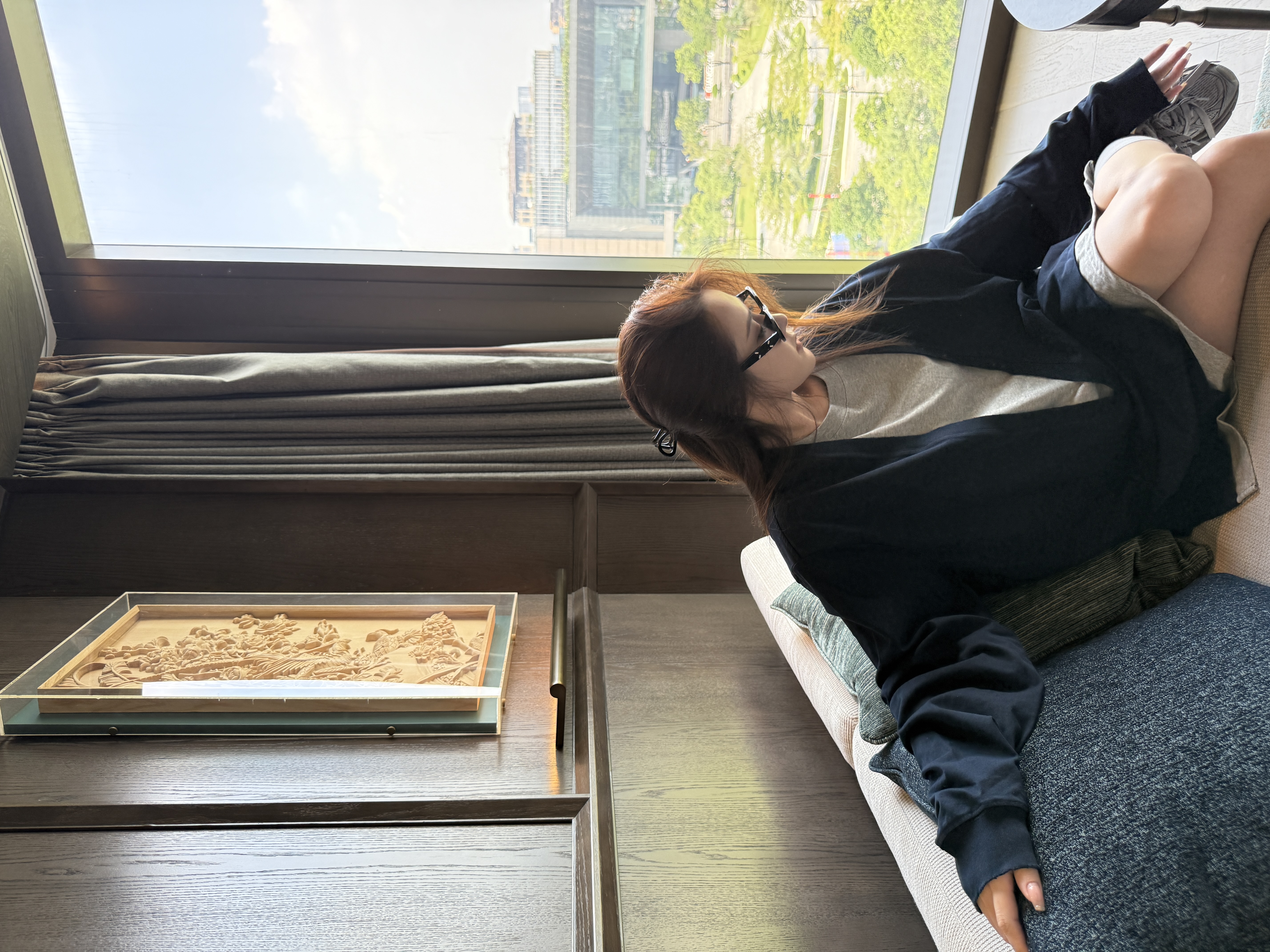 【我们de店】极简百搭宽松遮肉款假两件T恤