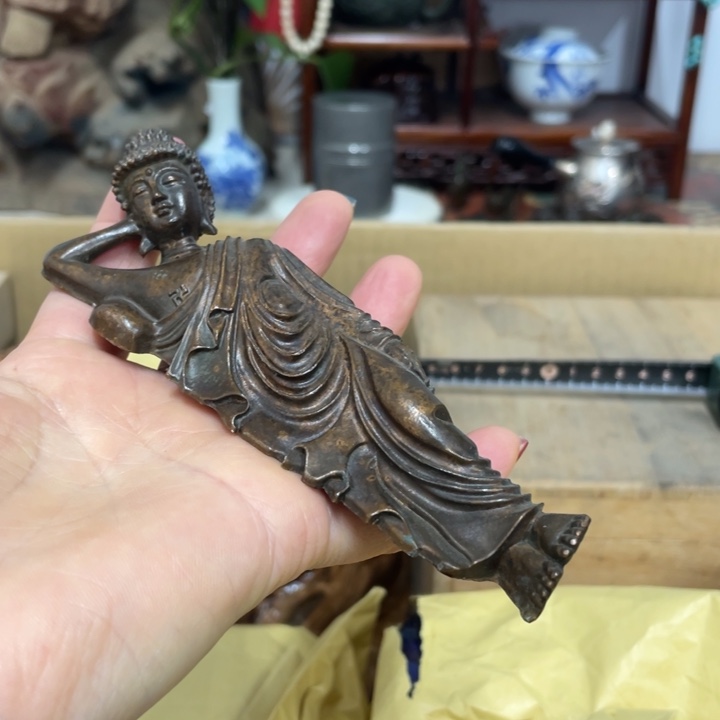 铜中古工艺品摆件