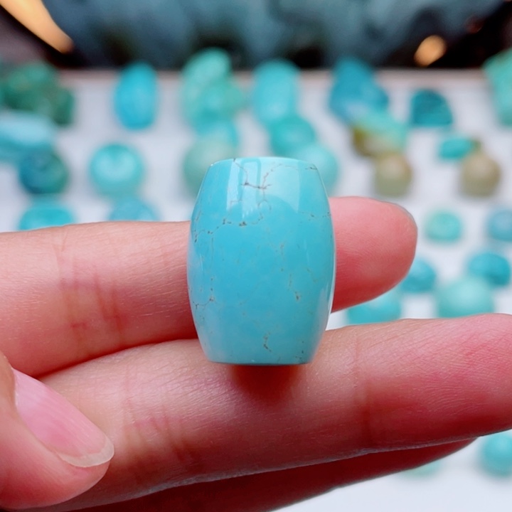 绿松石未镶嵌挂件