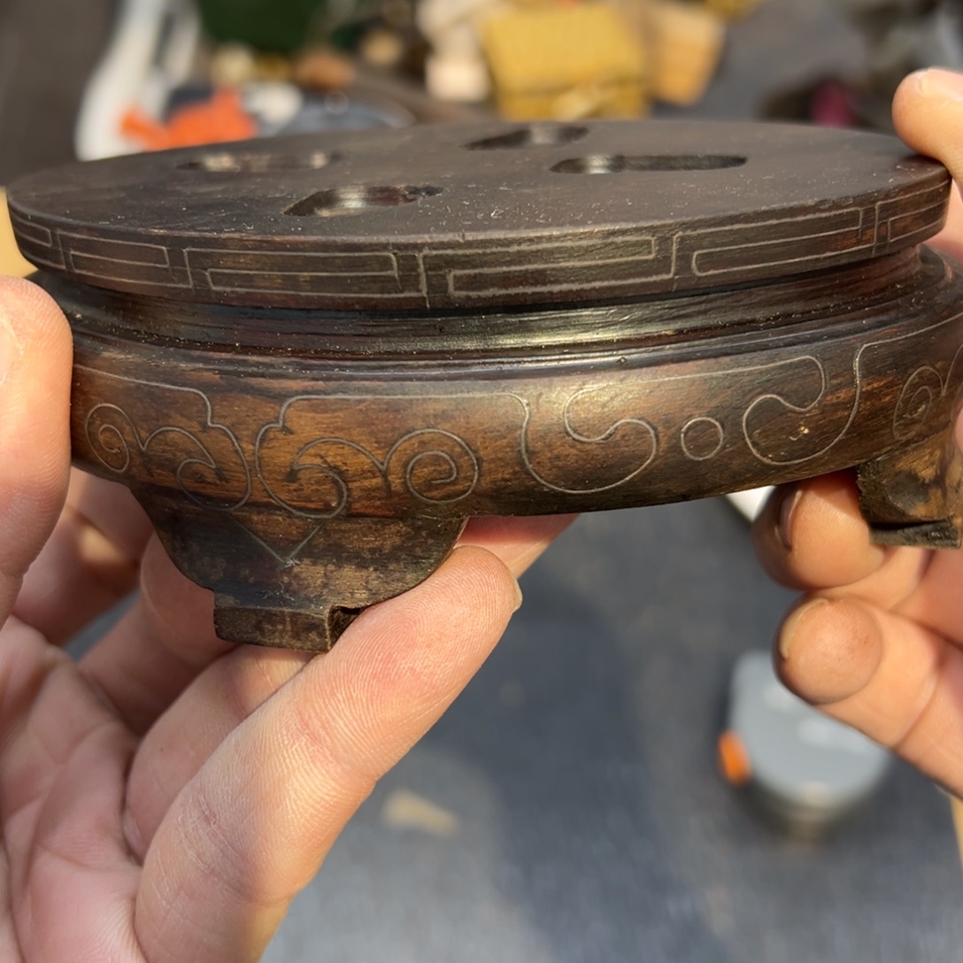 木中古工艺品摆件