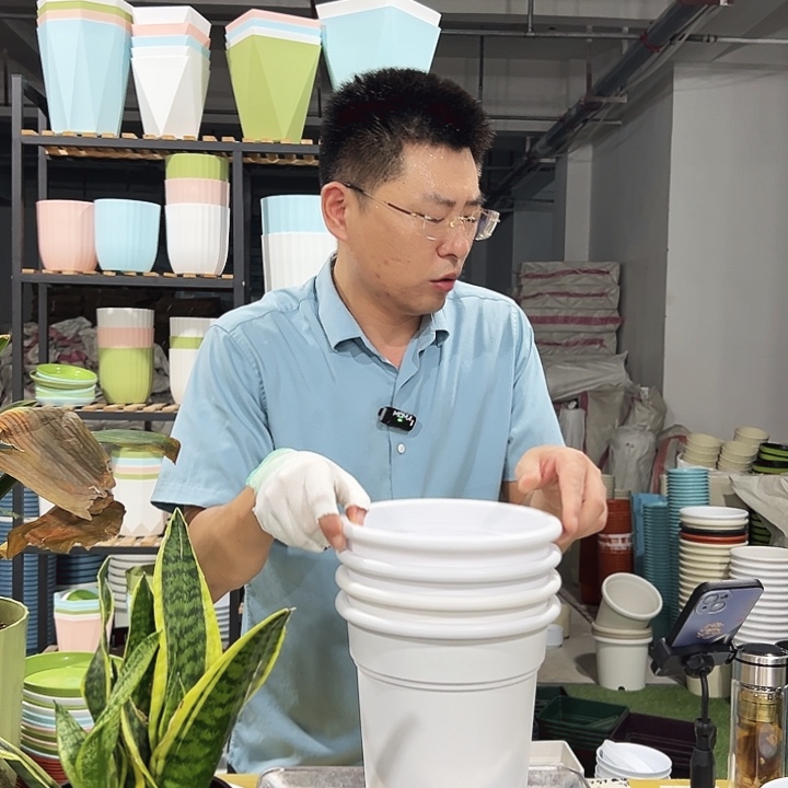 翻边口20高22白色4只无托