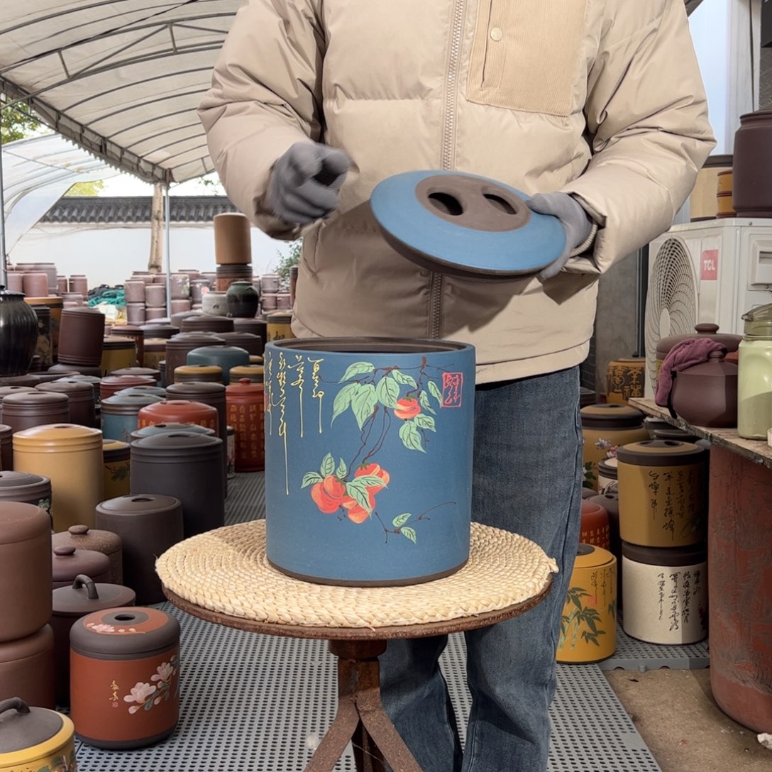 紫砂茶叶罐8 饼茶叶罐