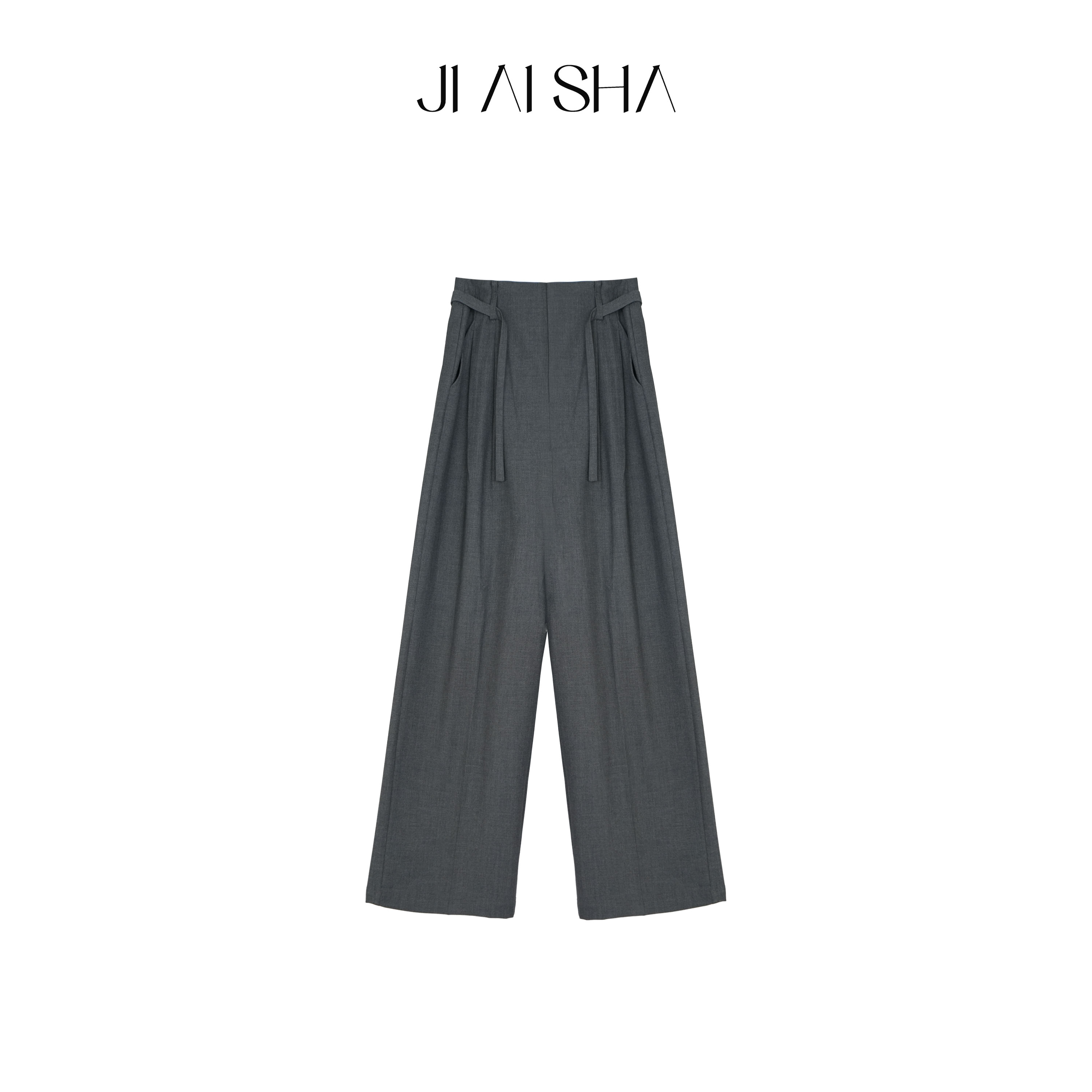 【大眼刘】羊毛裤 高智感极简通勤西装阔腿裤JAS-FY-8733