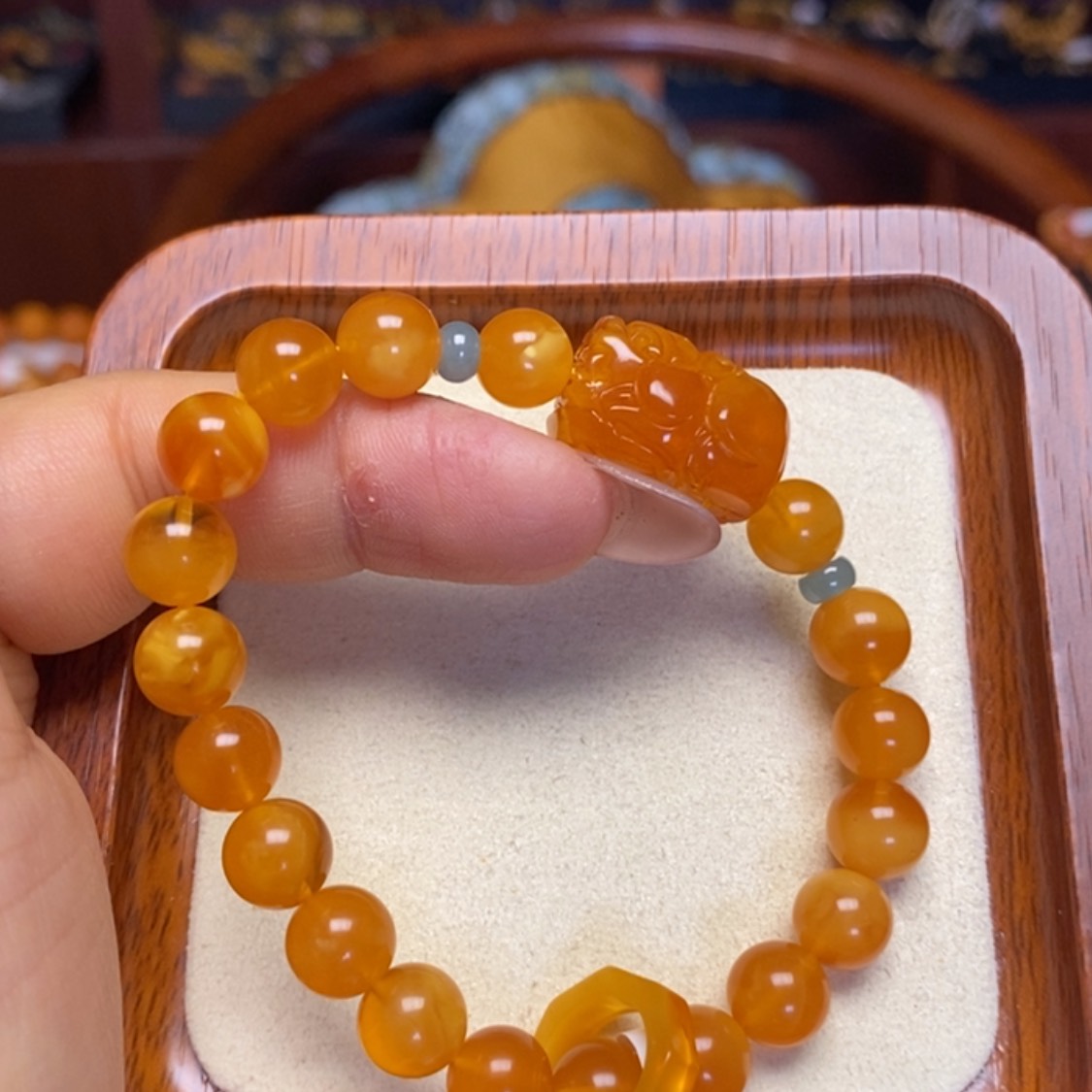 【闪购商品】蜜蜡手链未镶嵌手串