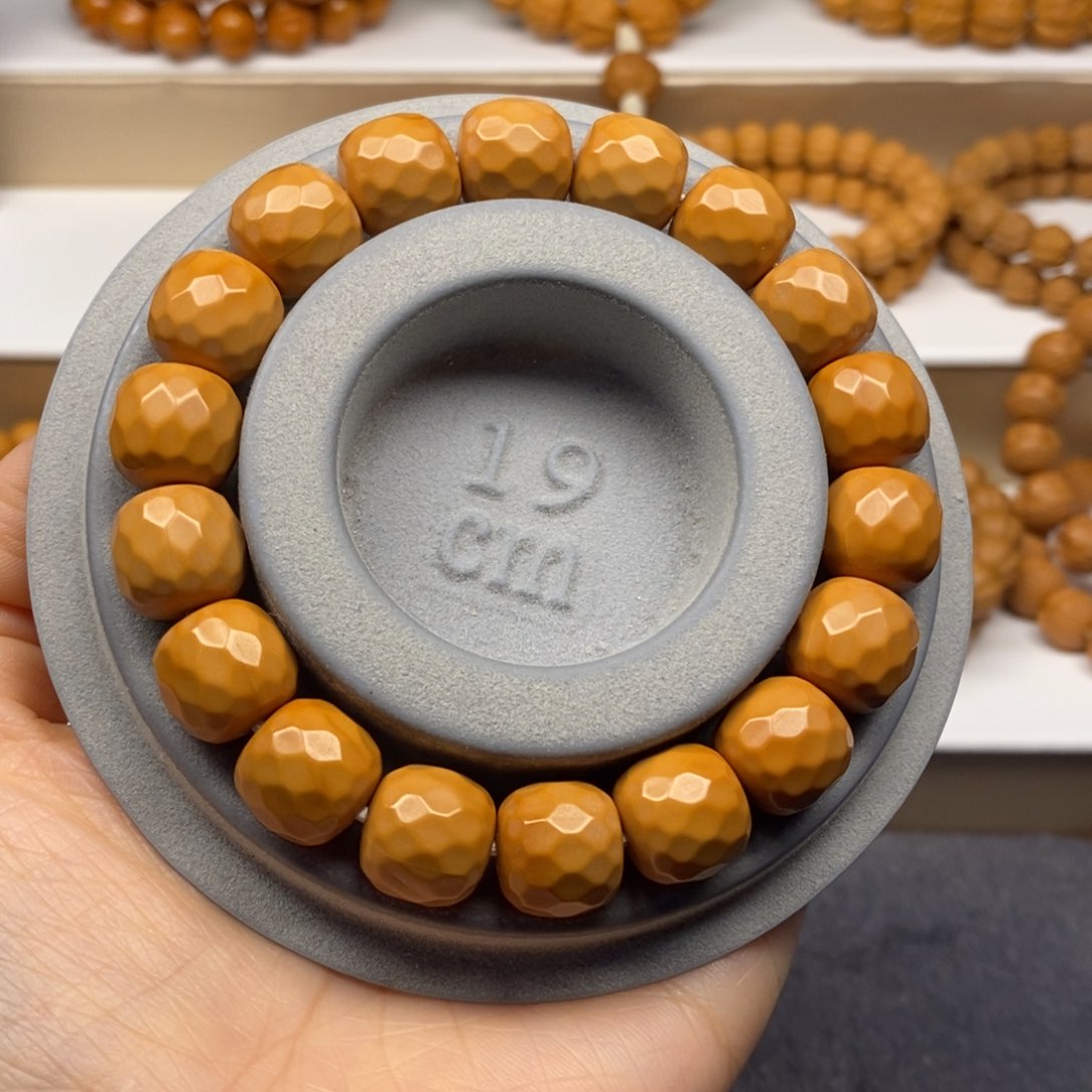 【闪购商品】猴头核桃手串钻面桶珠13mm