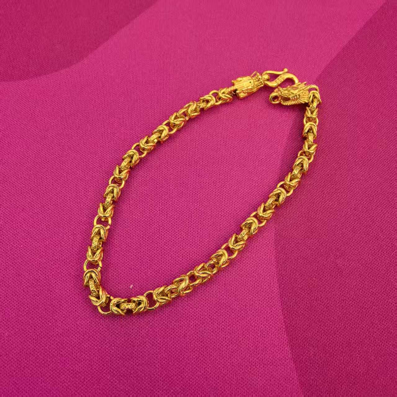 合金手链 龙鳞纹手链百搭 S22时尚轻奢气质