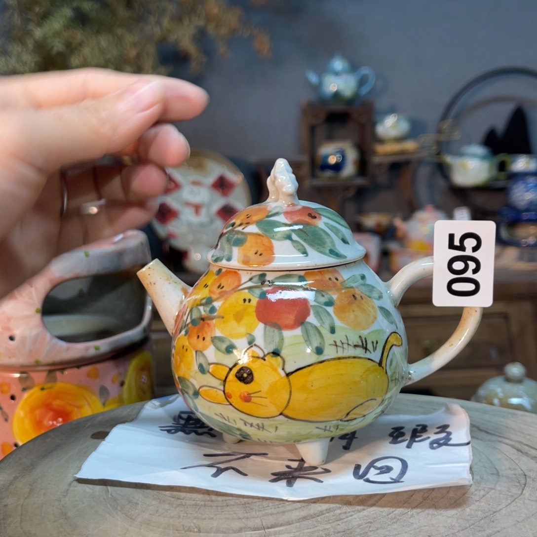 杯素浅陶瓷手工手绘