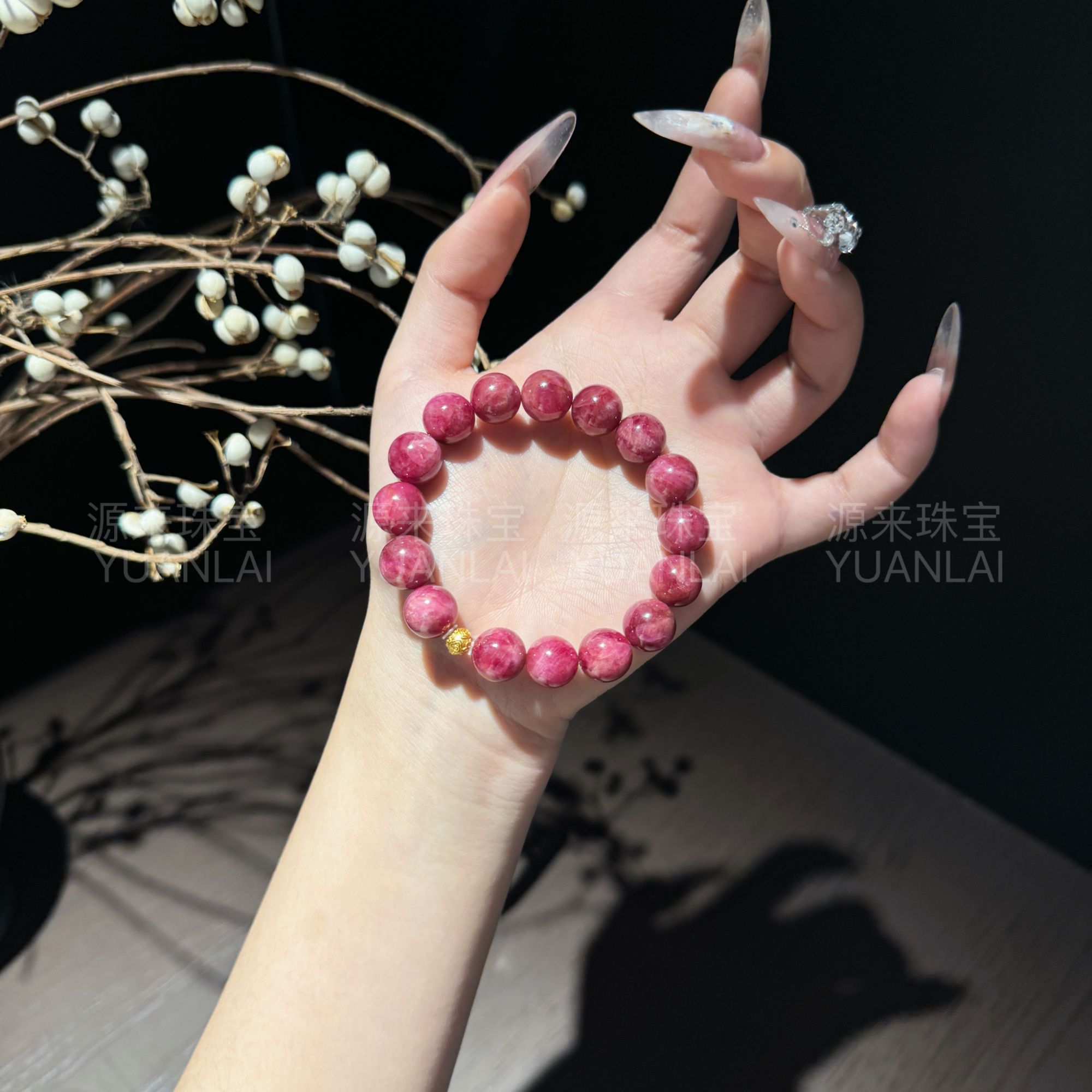 *魅惑*美料蔷薇辉手串YY3602