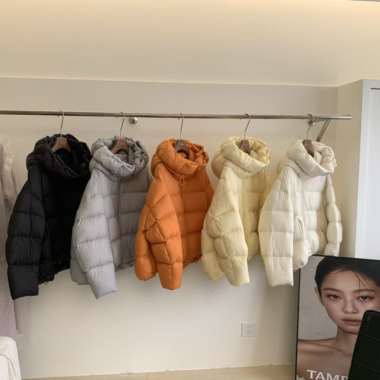 【周周家】FCC#韩版短款花苞羽绒服