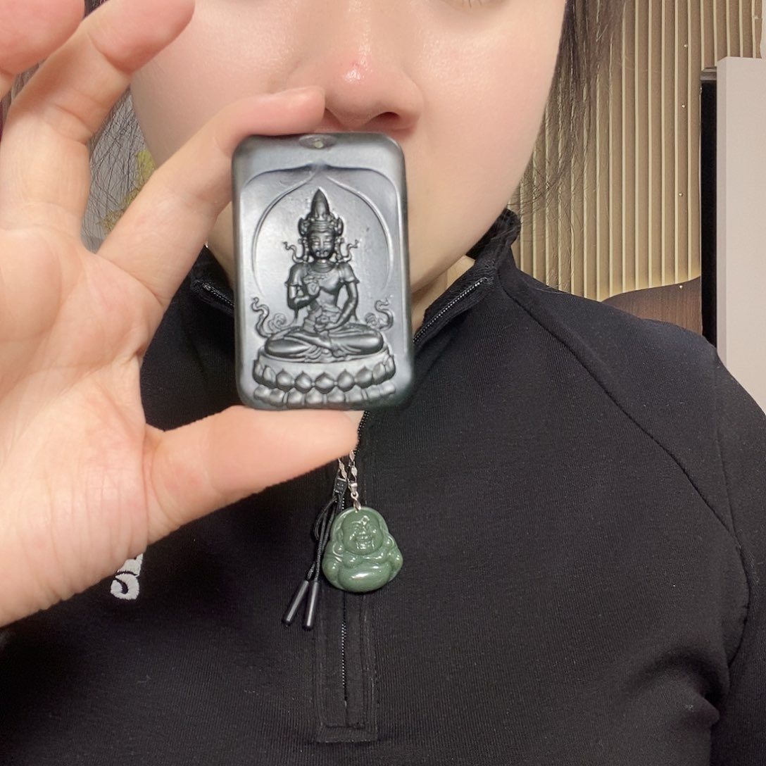 和田玉吊坠(赠链)未镶嵌多样性随机发一