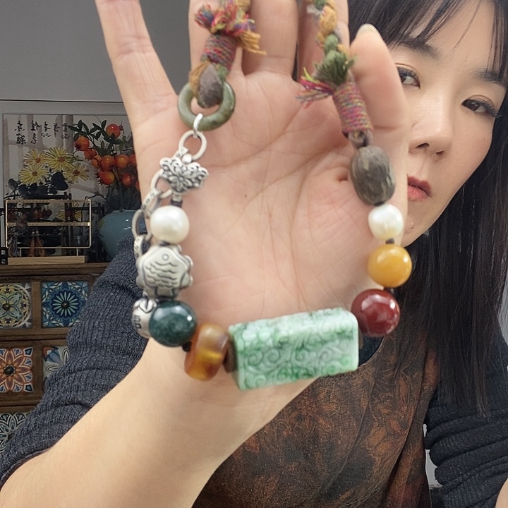 翡翠项链未镶嵌项链