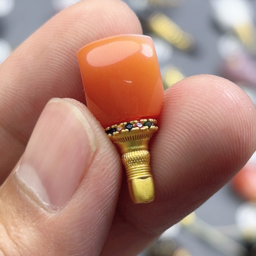 玛瑙/玉髓文玩配饰未镶嵌10.5mm……