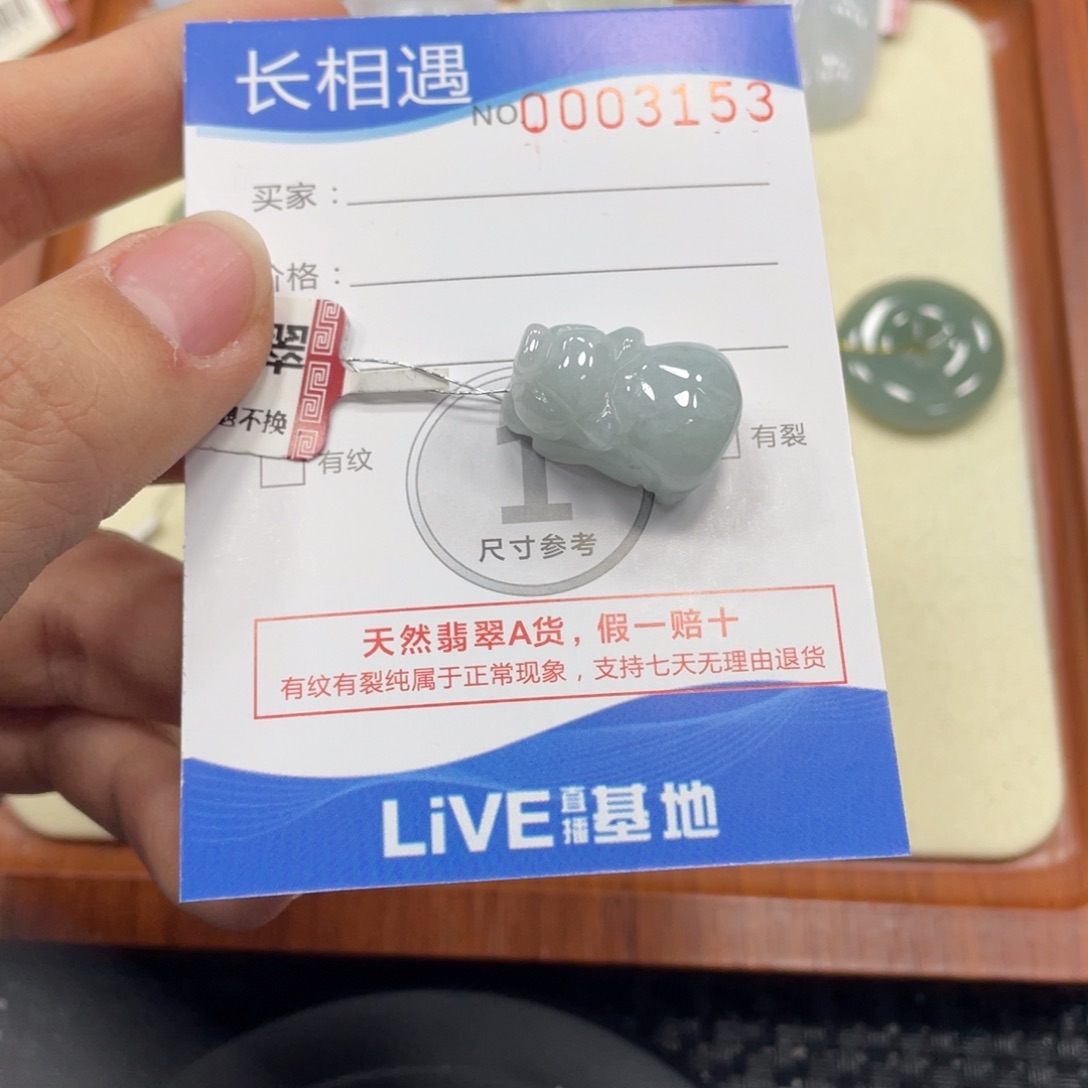 颈饰未镶嵌翡翠翡翠吊坠x3153