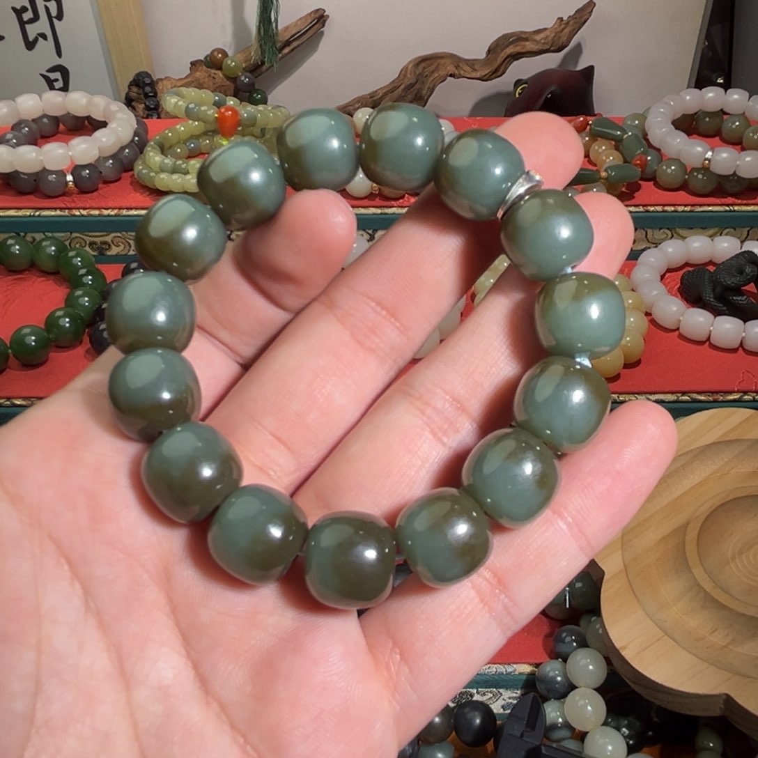 和田玉手链未镶嵌