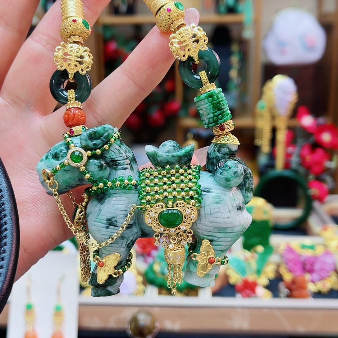 颈饰合金翡翠瑞****348小时鉴赏期