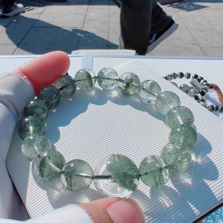 手链未镶嵌水晶阿**呀绿幽灵