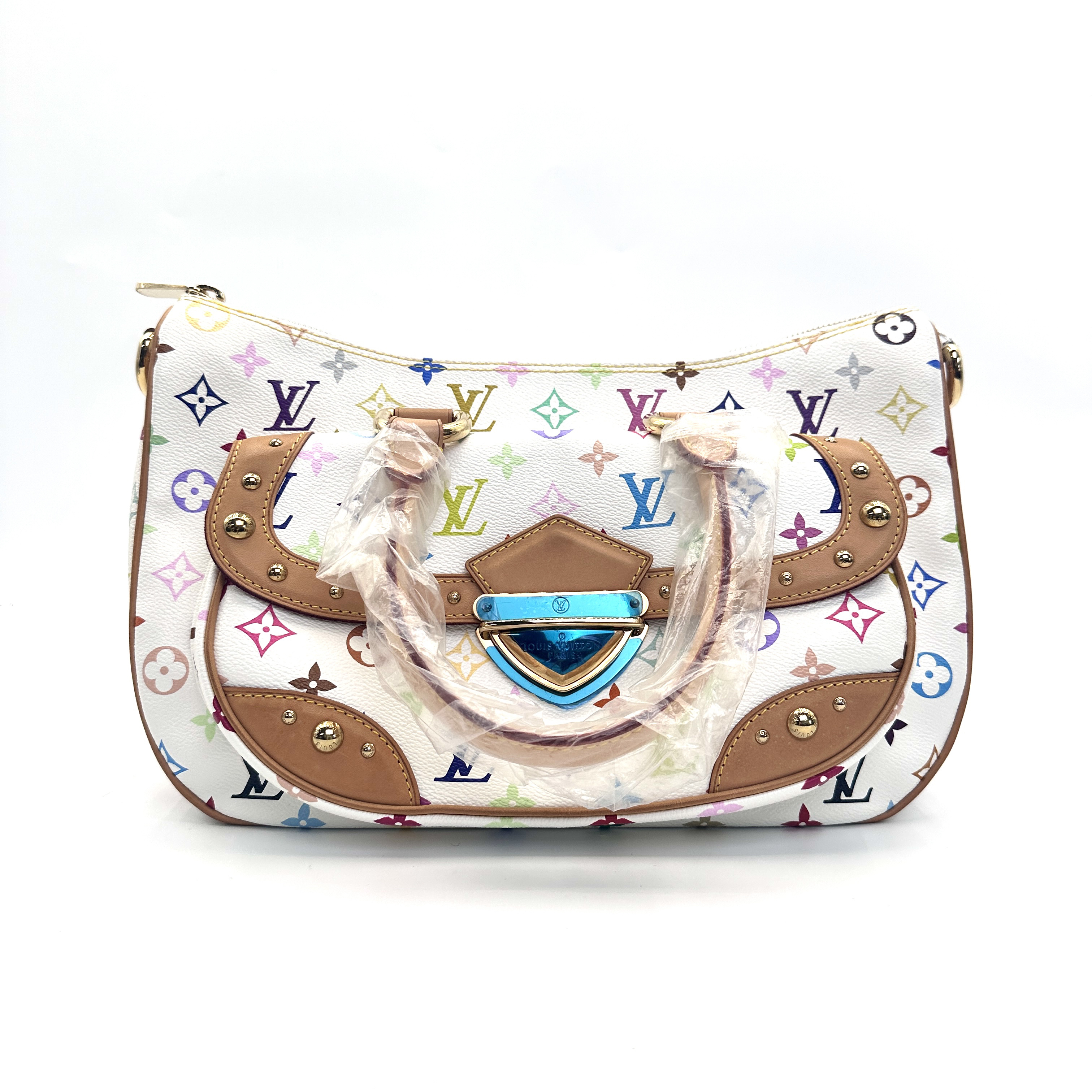 99新 LouisVuitton/路易威登 大迈/lv元宝白三彩/92523720