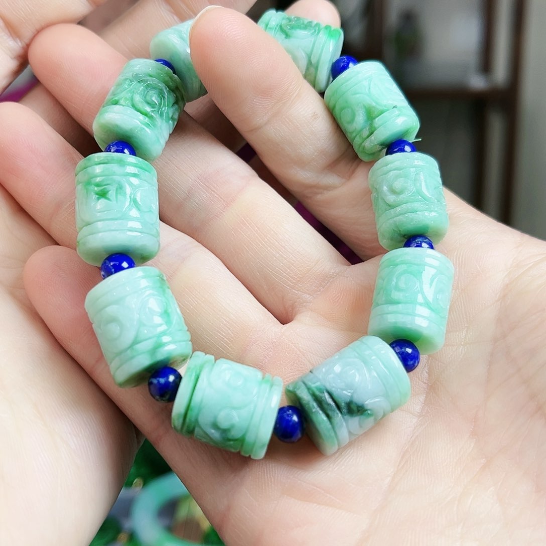 翡翠手链未镶嵌手链