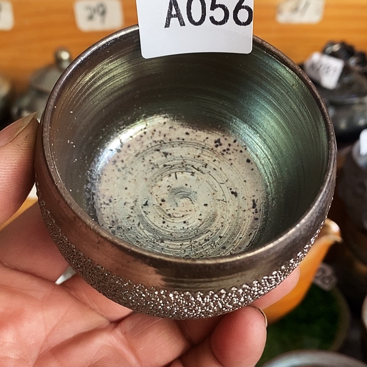 紫砂茶杯柴烧纯手工056