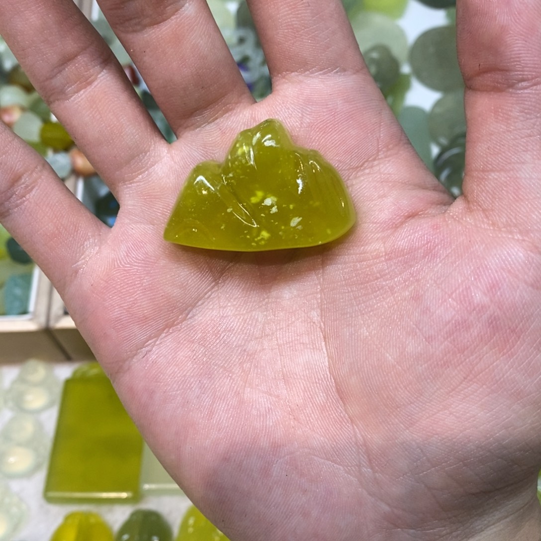 岫玉未镶嵌吊坠(不含链)