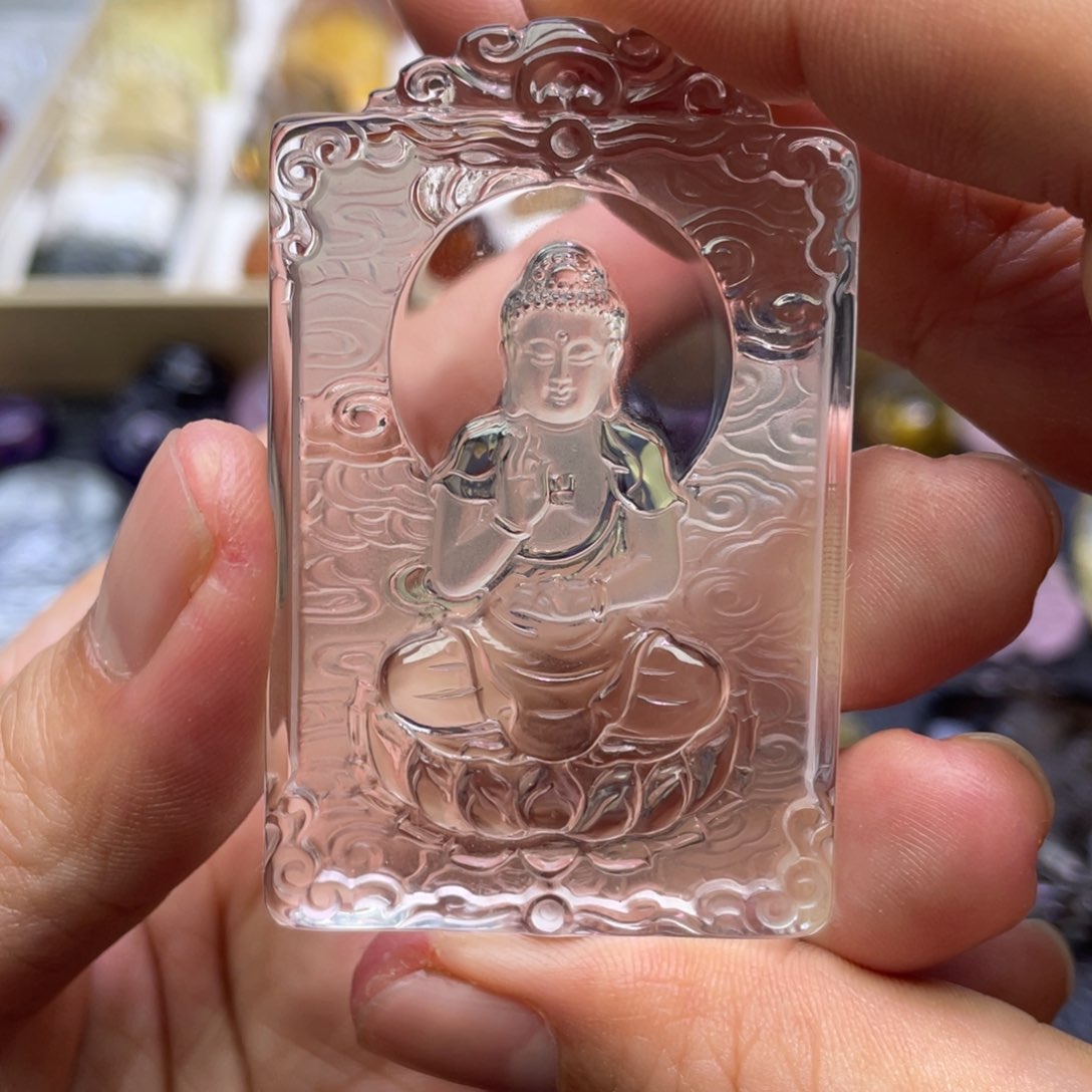 水晶颈饰未镶嵌定制