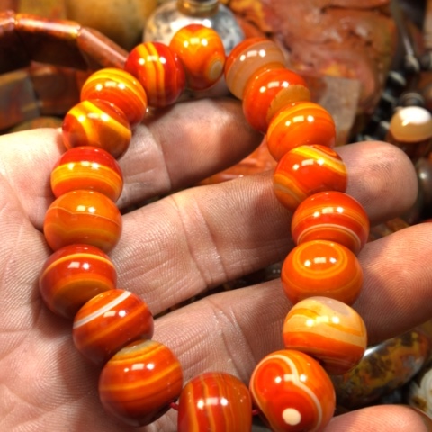 玛瑙/玉髓手链合金熠**运