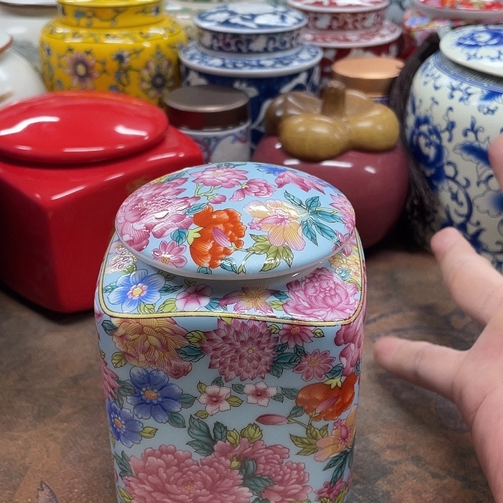 陶瓷罐茶叶罐密封罐储物罐