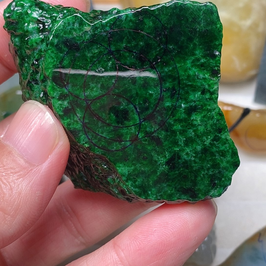 翡翠散珠天然缅甸翡翠A货