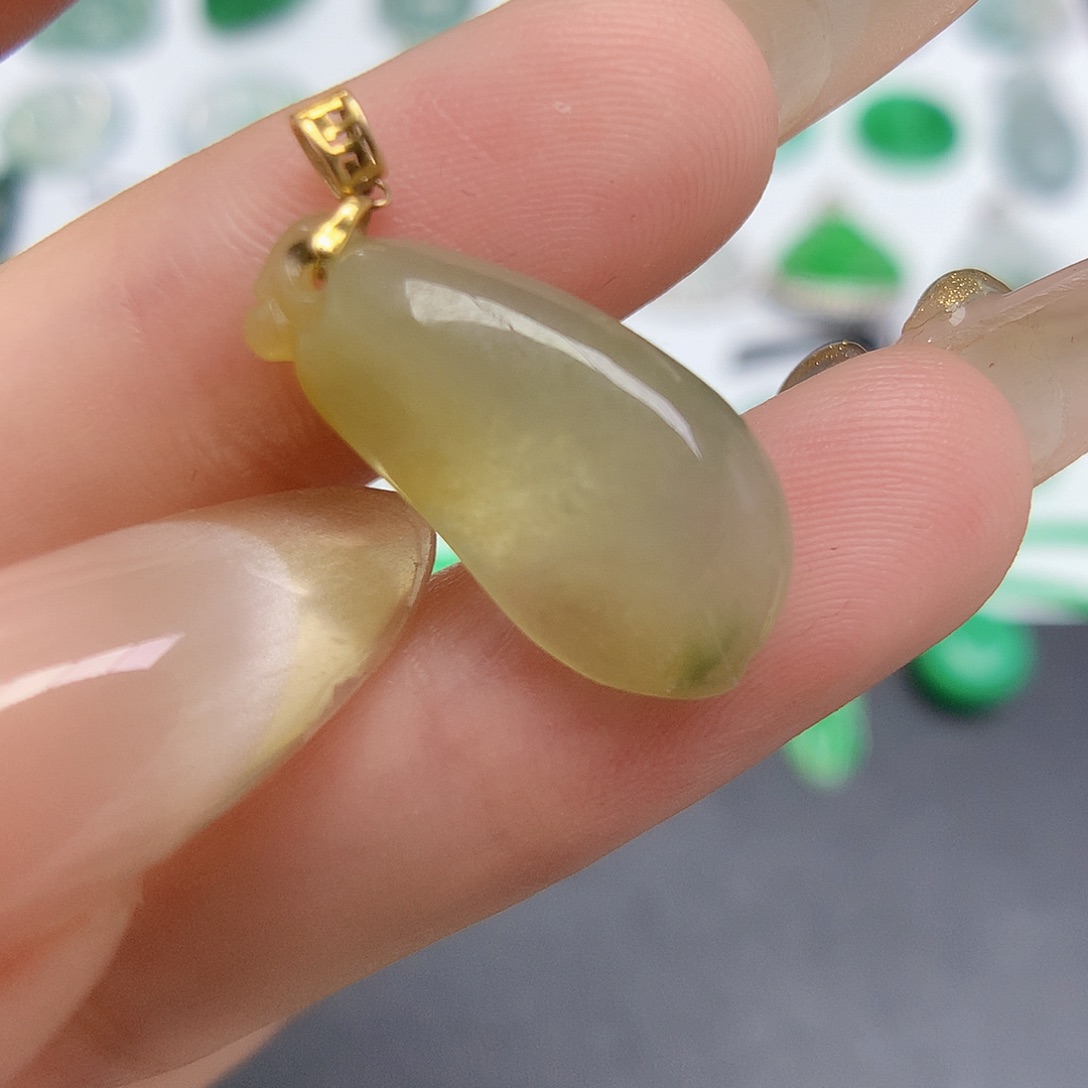 定制翡翠18K金镶嵌888888888888