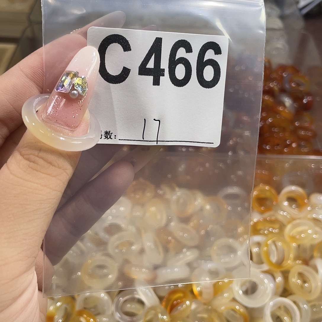 合金戒指玛瑙/玉髓466