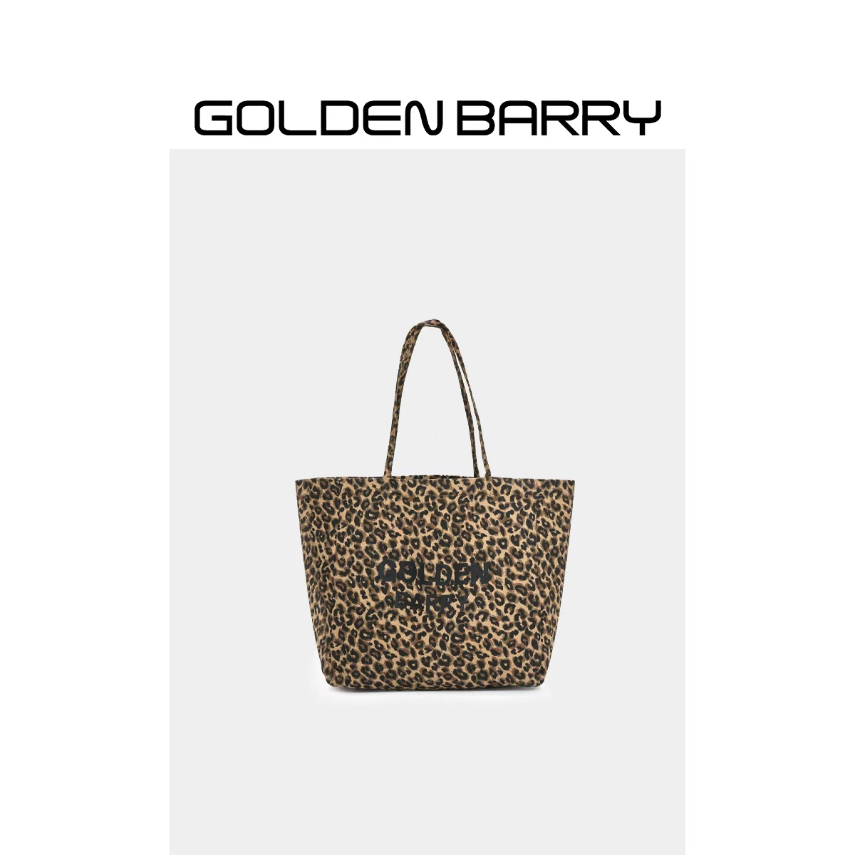 GOLDENBARRY|623024复古豹纹托特包