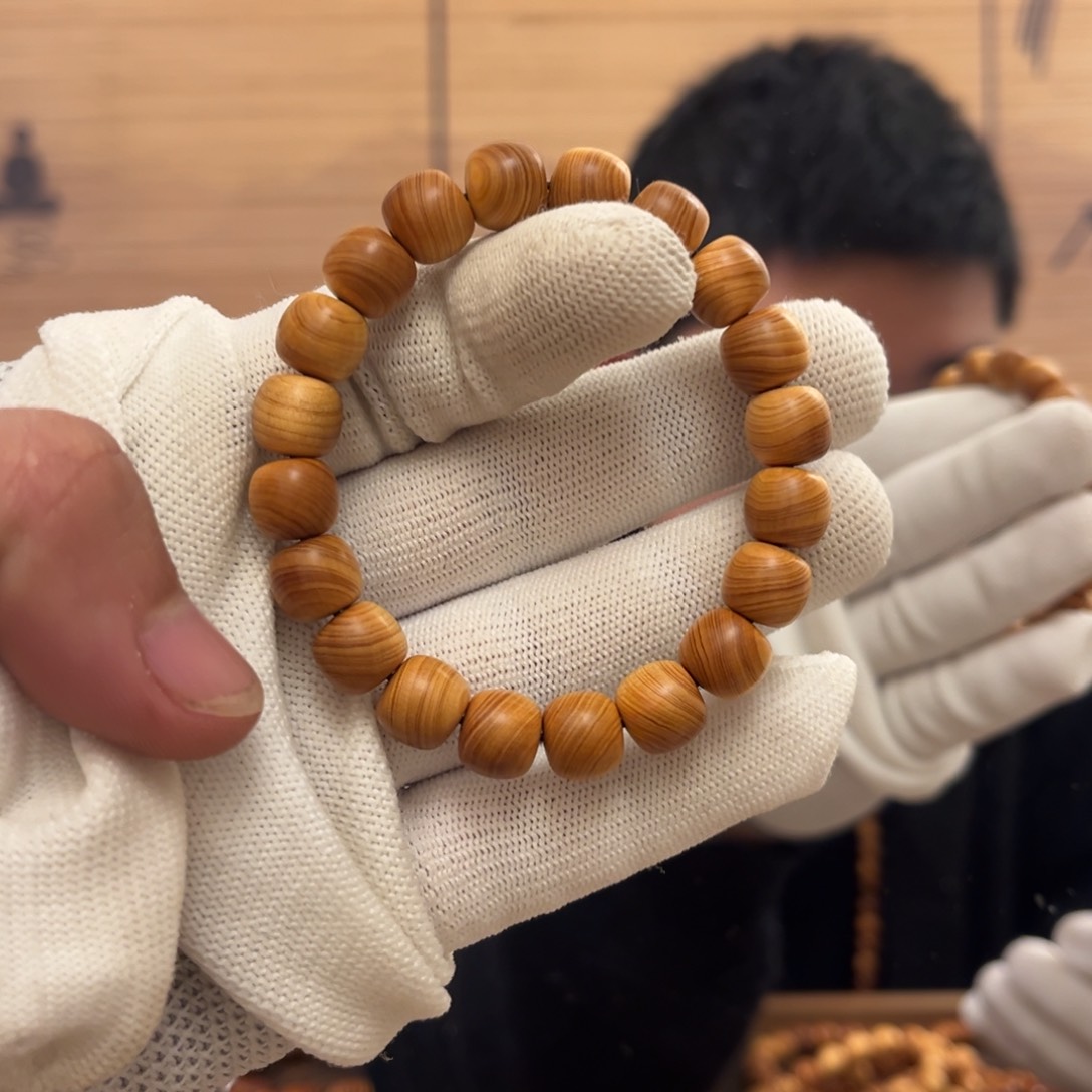 柏木（崖柏）手串/手链0910甜香板根料红油