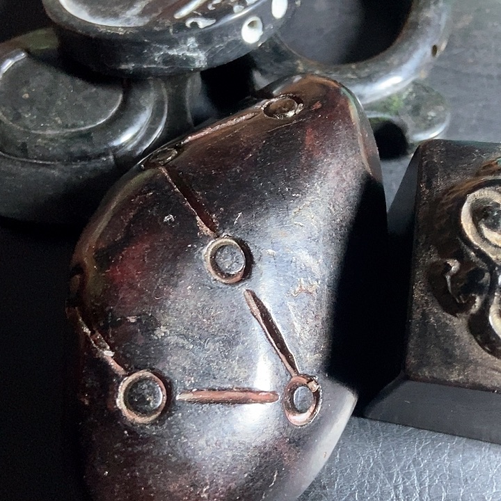 吊坠白玉菩提赢**事白玉菩提手把件